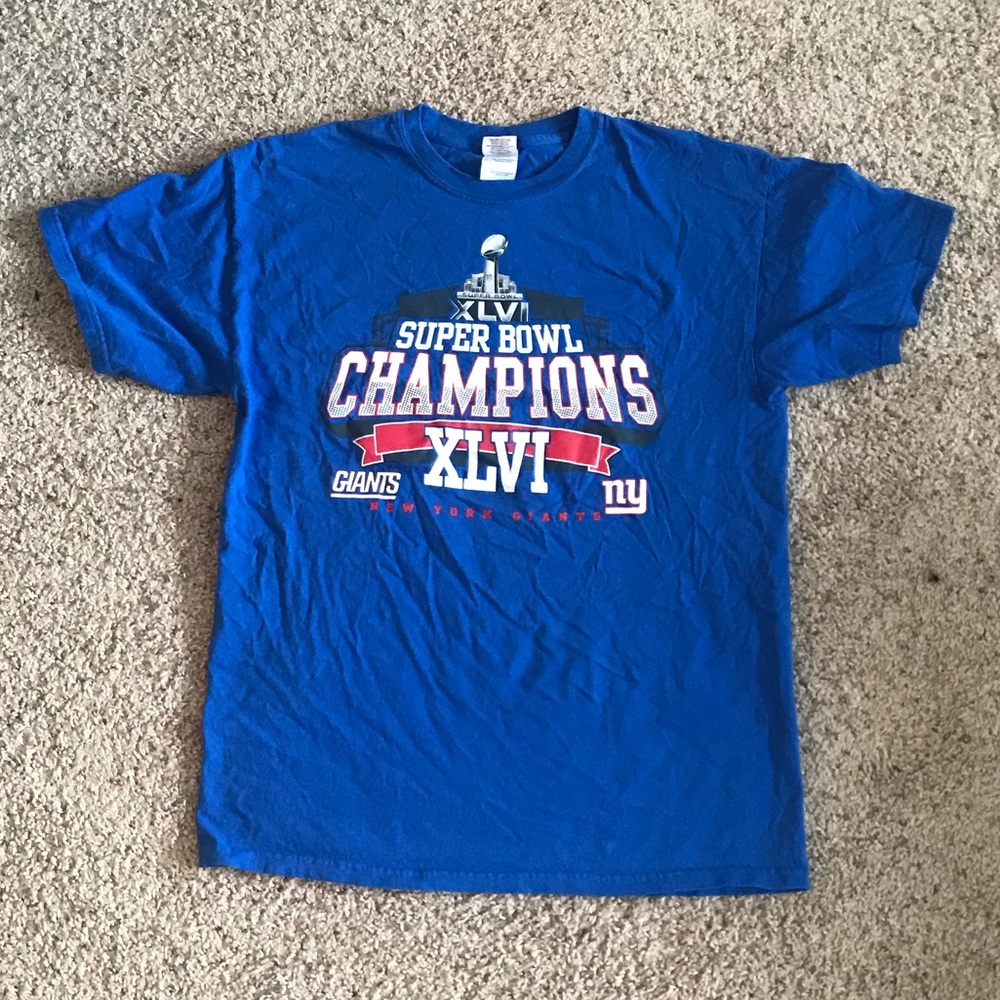 Vintage ny giants super bowl tee